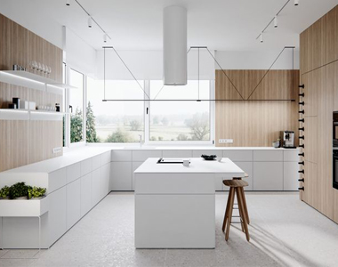 L Shape Modular Kitchen